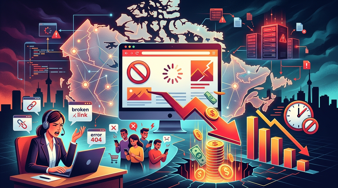 Cost of Website Downtime Canada: Why Your Business Is At Risk